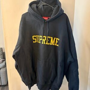 SUPREME Collegiate Logo Hooded Sweatshirt XXL